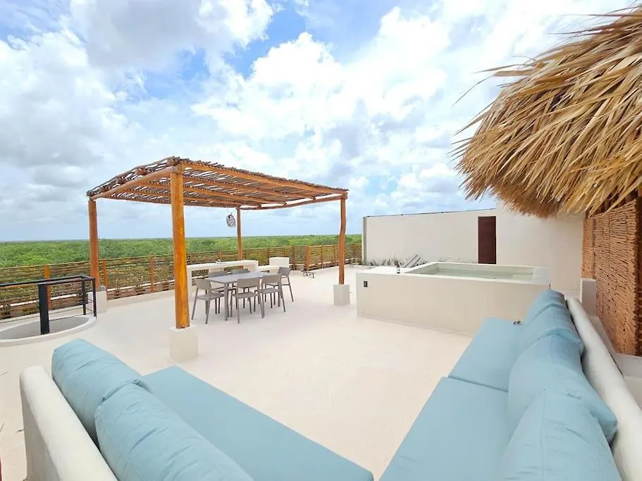 Private Rooftop Penthouse With Pool, Bbq & Jungle View Apartment Tulum Mexico