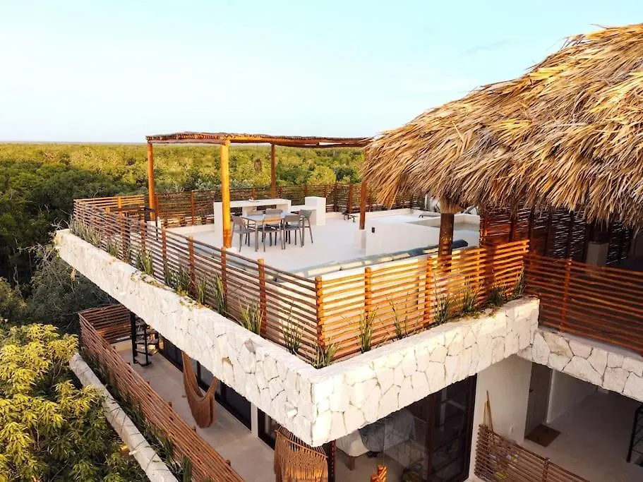 Private Rooftop Penthouse With Pool, Bbq & Jungle View Apartment Tulum